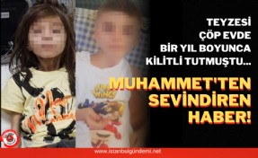 Çöp evde bulunan Muhammet’ten iyi haber geldi