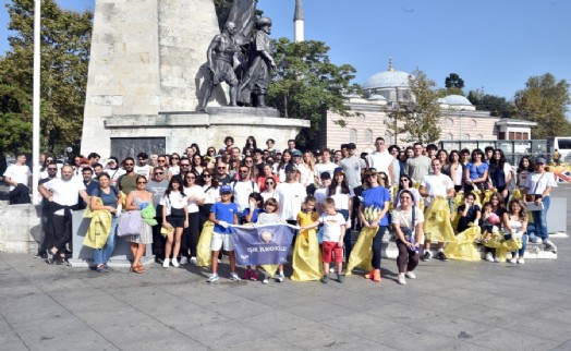 Çevre kirliliğine dikkat çektiler