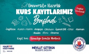 Kağıthane Belediyesi'nden üniversiteye hazırlık ve kişisel gelişim kursu