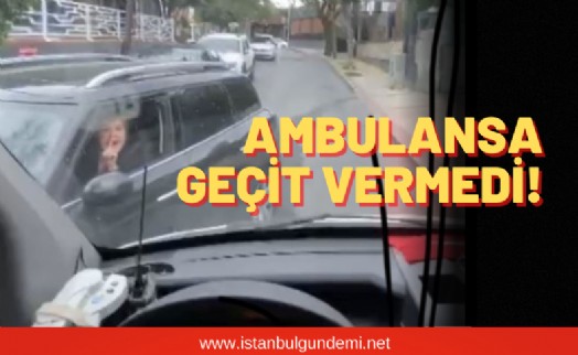 İstanbul’da sürücü ve ambulans arasında gerginlik!