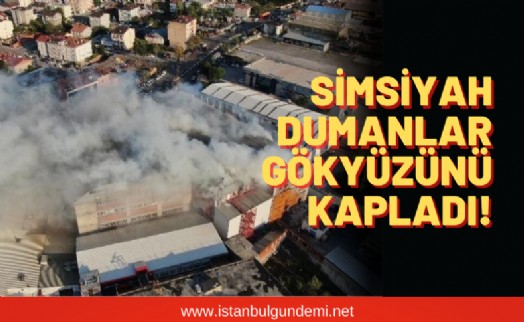 Sultanbeyli'de korkutan yangın!