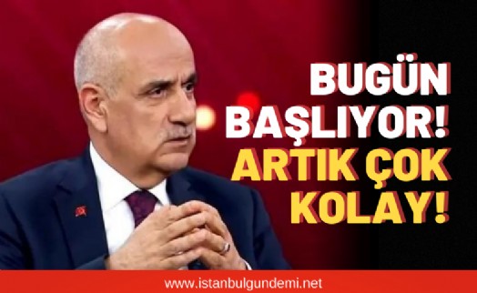 Bakan Kirişci’den yeni haber! E Devlet üzerinden yapılabilecek!