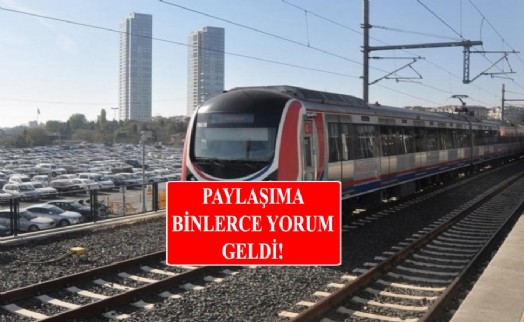 Marmaray sosyal medyadan duyurdu! Paylaşıma yorum yağdı