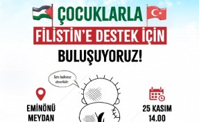 Saadet Partisi Kadın Kolları’ndan Filistinli çocuklara destek