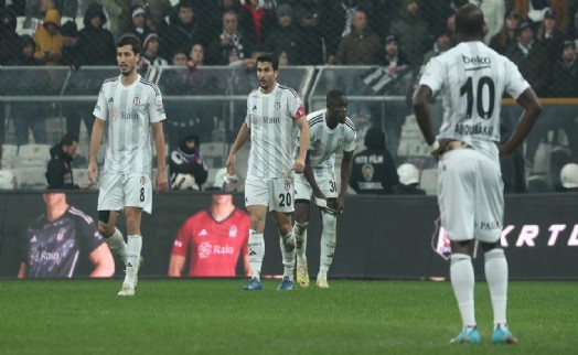 Beşiktaş ligde galibiyete hasret kaldı