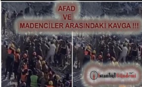 Madenciler ve AFAD'çılar arasında görenleri şaşkına çeviren kavga!