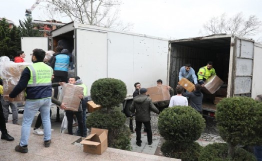 Kâğıthane’den afet bölgelerine 75 tır yardım