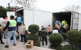 Kâğıthane’den afet bölgelerine 75 tır yardım