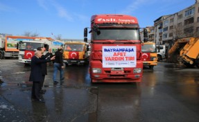 Bayrampaşa Belediyesi afet bölgesine desteklerini sürdürüyor