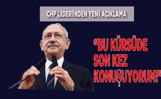 Cumhurbaşkanı adayı Kemal Kılıçdaroğlu veda konuşması yaptı