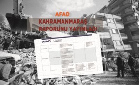 AFAD Kahramanmaraş depremi raporunu yayınladı