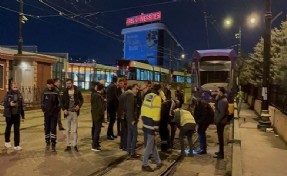 İstanbul'un Merkezinde Tramvay Kazası