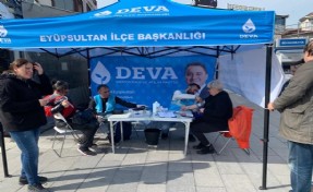 DEVA Partisi Eyüpsultan’dan ücretsiz sağlık hizmeti