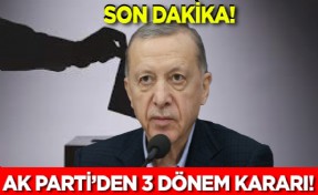 AK Parti'den 3 dönem kararı geldi!