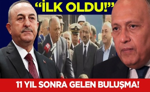 Yıllar sonra ilk defa! Çavuşoğlu'ndan Mısır seferi