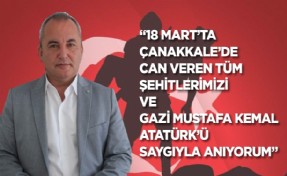 Başkan Öztürk'ten 18 Mart kutlaması