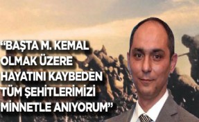 Başkan Ağaoğlu da 18 Mart Çanakkale Zaferini andı