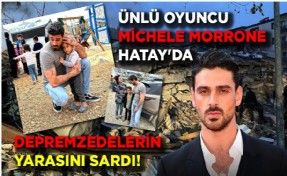 Michele Morrone Hatay'ı unutmadı! Çocuklarla vakit geçirdi