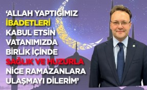 Başkan Temur'dan Ramazan Ayı mesajı