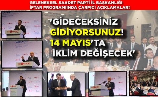 Saadet Partisi'nin iftar davetinde yoğun kalabalık! Kemal Kılıçdaroğlu açıkladı; 'Ben bu operasyonlardan...'