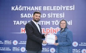 Kağıthane’deki 30 yıllık tapu sorununda mutlu son