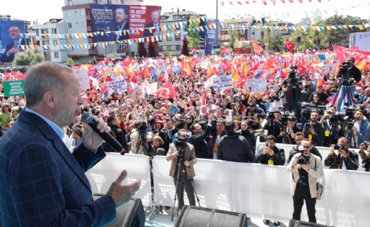 Cumhurbaşkanı Erdoğan Ümraniye ve Sancaktepe'den Kılıçdaroğlu’na yüklendi! ‘ABD'den aldığın talimatla...’