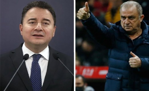 Ali Babacan Fatih Terim’den ilham aldı!