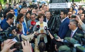 Kaftancıoğlu'ndan AK Parti’ye siyah çelenkli protesto!