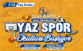 Çekmeköy Belediyesi’nde Yaz Spor Okulları kayıtları başladı