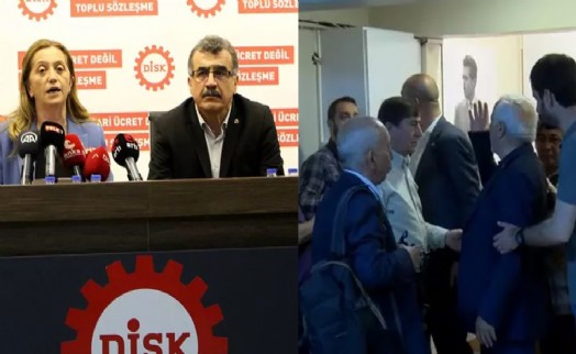 DİSK’in basın açıklamasında basına büyük saygısızlık! ‘Gelme artık..’