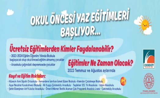 MEB’in projesi Çekmeköy’de de faaliyete başlıyor