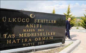 Ülkü Ocakları’ndan ülkücü şehitlere büyük vefa