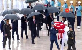 Yemin töreninin ardından Cumhurbaşkanı Erdoğan’ın ilk adresi Anıtkabir oldu