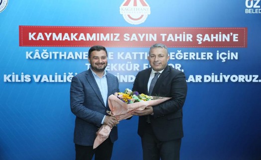 Kağıthane Belediyesi’nden Vali olan Tahir Şahin’e büyük vefa!