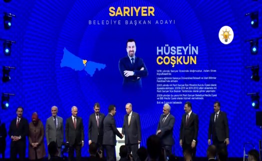 AK Parti Hüseyin Coşkun’u Sarıyer’de aday gösterdi