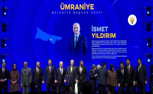 AK Parti Ümraniye’de İsmet Yıldırım’la ‘devam’ dedi