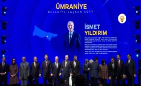 AK Parti Ümraniye’de İsmet Yıldırım’la ‘devam’ dedi