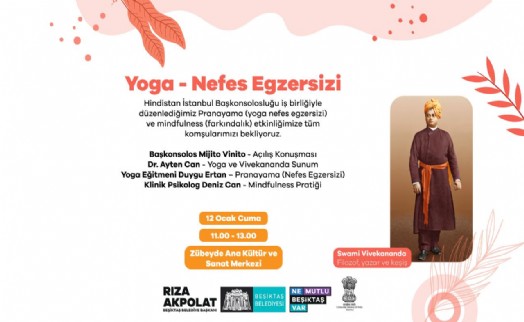 Beşiktaş Belediyesi’nden yoga ve nefes egzersizi etkinliği