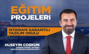 Belediye Başkan Adayı Hüseyin Coşkun’dan Sarıyerli gençlere müjde! Hem eğitim hem iş garantisi...