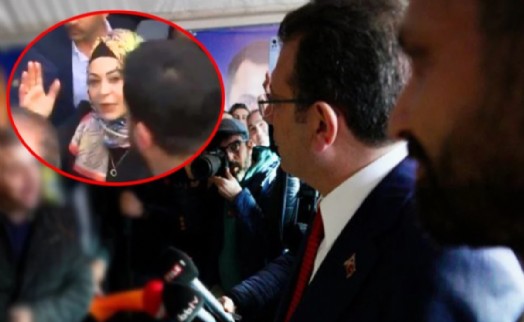 MHP standını ziyaret etmek isteyen İmamoğlu’na Arzu Karaalioğlu engeli! ‘Geri bas...’