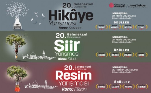 Ümraniye Belediyesi Geleneksel Resim, Hikaye ve Şiir Yarışmaları bu yıl da kapılarını açtı