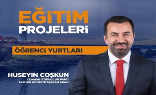 Belediye Başkan Adayı Hüseyin Coşkun Sarıyer’de barınma sorunu yaşayan öğrencileri unutmadı