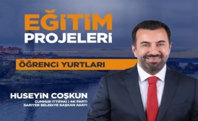 Belediye Başkan Adayı Hüseyin Coşkun Sarıyer’de barınma sorunu yaşayan öğrencileri unutmadı