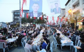 Kağıthane sokakları iftar sofralarıyla bereketleniyor